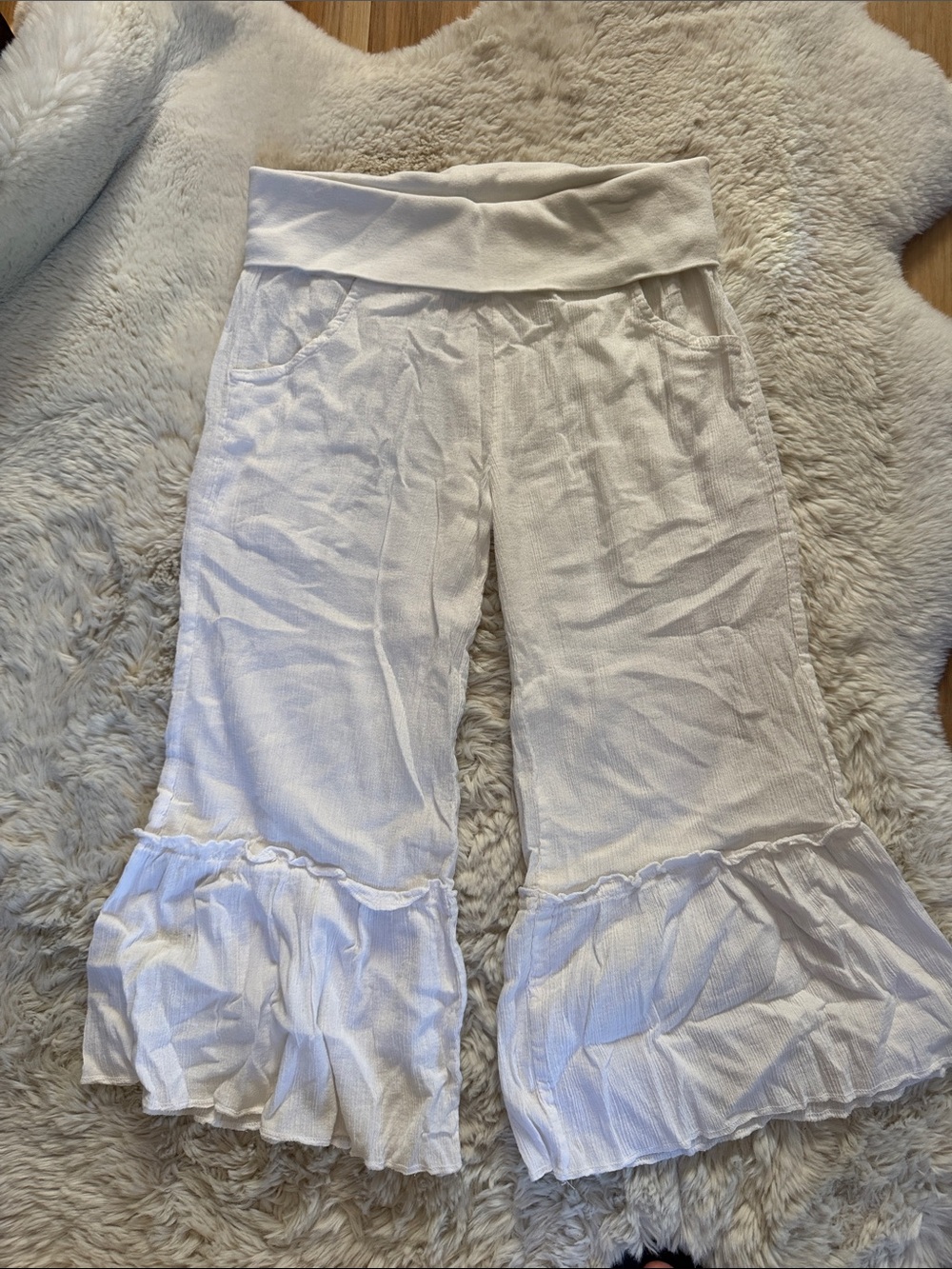 Boho Cotton Cropped pants